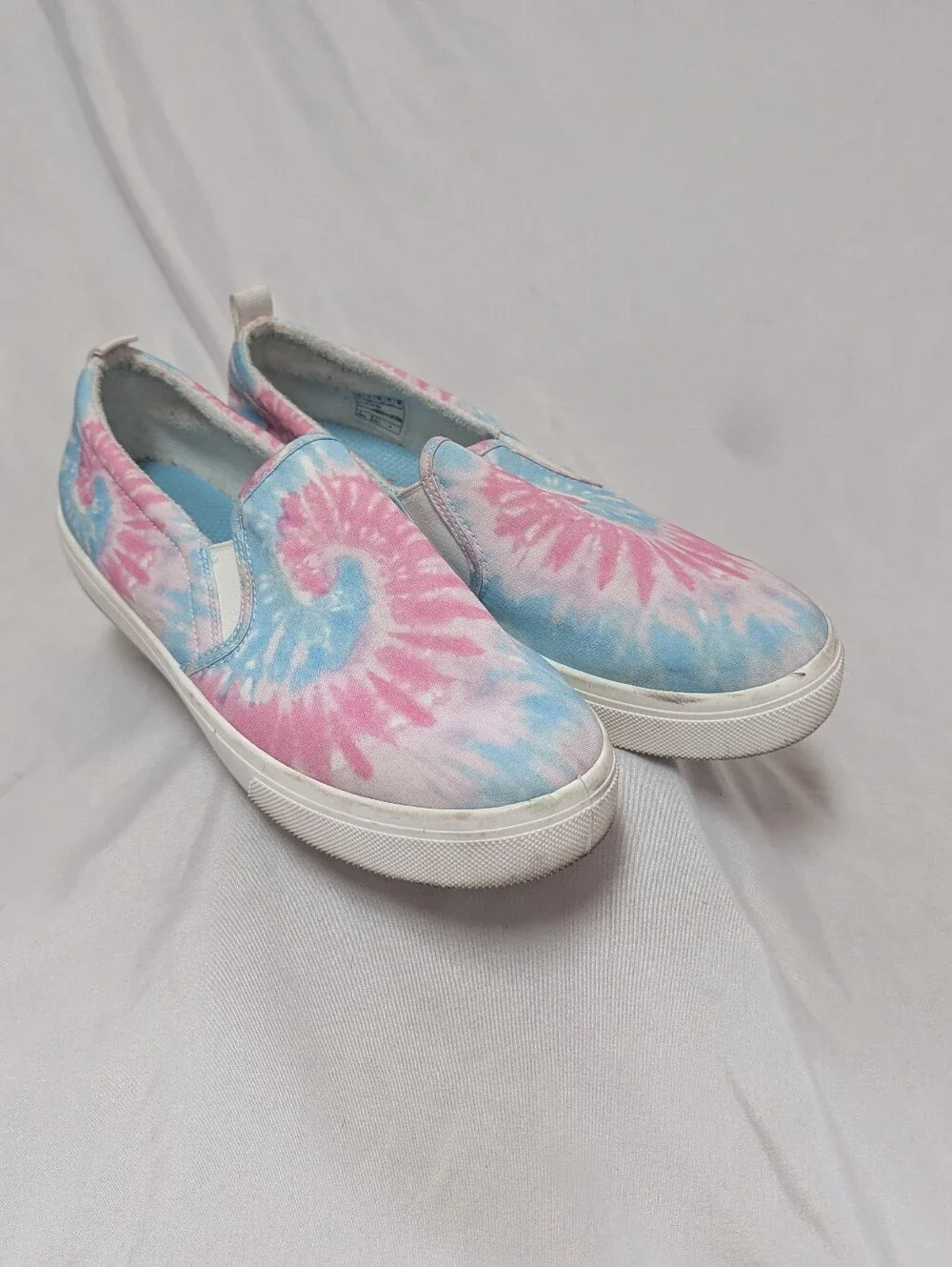Skechers Blue Pink Tie-dye Slip On Comfort Shoes Women's Size 10